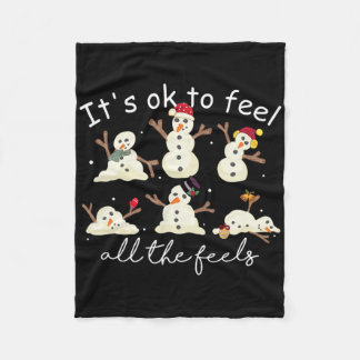 メンタルヘルスのためにすべての感情を感じることはOKです クリスト フリースブランケット