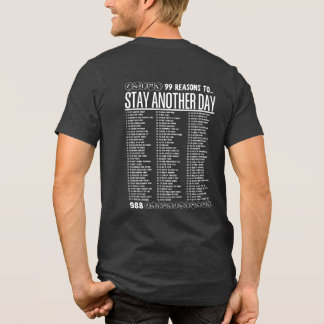 メンタルヘルスのための99の理由 あと一日頑張ろう トライブレンドＴシャツ