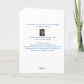 メンタルヘルスのグリーティングカード シーズンカード (裏面)