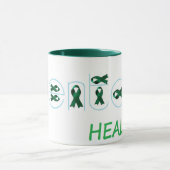 メンタルヘルスのサポートリボン マグカップ (中央)