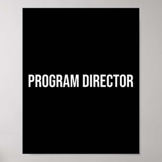 メンタルヘルスのプログラムディレクター ポスター (正面)