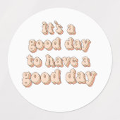 メンタルヘルスのポジティビティのシール ラベル (デザイン2)