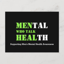 メンタルヘルスのメンタルヘルスカスタムサポート ポストカード