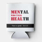 メンタルヘルスのメンタルヘルスカスタム聖なる書物、 経典 缶クーラー (正面)