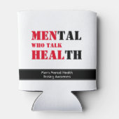 メンタルヘルスのメンタルヘルスカスタム聖なる書物、 経典 缶クーラー (裏面)