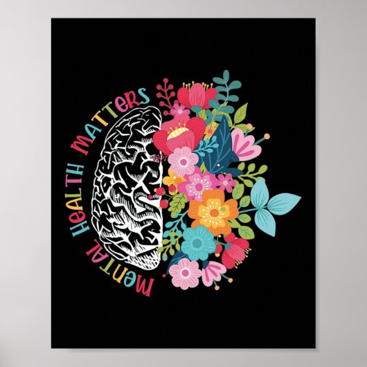 メンタルヘルスの問感動的題 ポスター (正面)