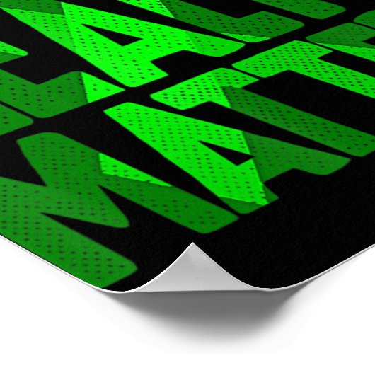 メンタルヘルスの問題はメンタルヘルスの問題の可能性 ポスター (角)