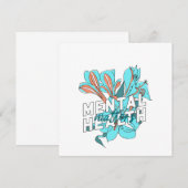 メンタルヘルスの問題は重要だ 招待状 (正面/裏面)