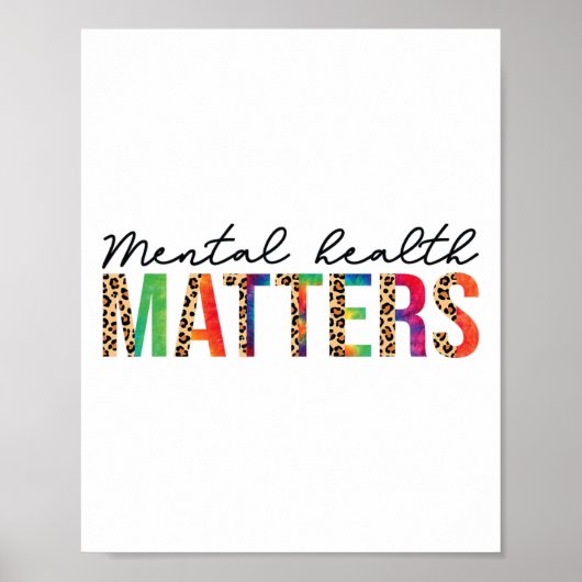 メンタルヘルスの問題人間の脳疾患が待ち受けている ポスター (正面)