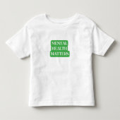 メンタルヘルスの問題 – 広がる認識度 トドラーTシャツ (正面)