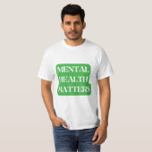 メンタルヘルスの問題 – 広がる認識度 Tシャツ (正面フル)