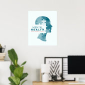 メンタルヘルスの啓発月間 ポスター (ホームオフィス)