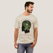 メンタルヘルスの大切さ – アウェアネスTシャツ Tシャツ (正面フル)