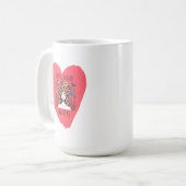 メンタルヘルスの大切さ コーヒーマグカップ (正面左)