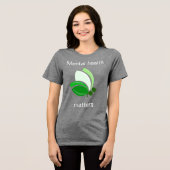 メンタルヘルスの大切さ トライブレンドTシャツ (正面全面)