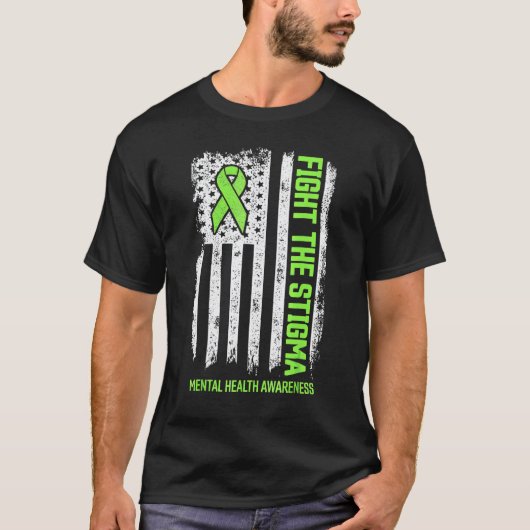 メンタルヘルスの大切さ 精神疾患への理解を Tシャツ (正面)