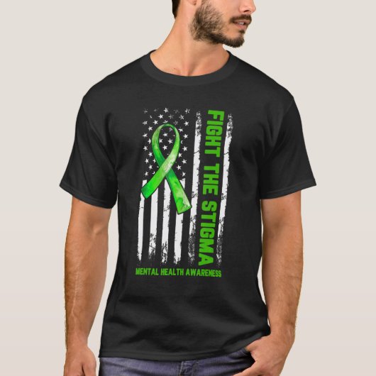 メンタルヘルスの大切さ 精神疾患への理解を Tシャツ (正面)