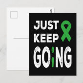 メンタルヘルスの意識向上のために ただ進み続けて ポストカード (正面/裏面)