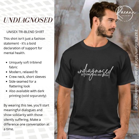 メンタルヘルスの意識向上ユニセックスTシャツ Tシャツ