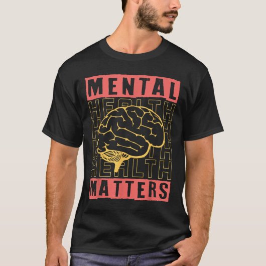 メンタルヘルスの意識向上　うつ病　自殺予防 Tシャツ (正面)