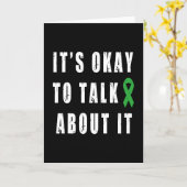 メンタルヘルスの意識　話してもいい、それについて カード (黄色い花)
