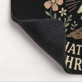 メンタルヘルスの治療を通じて成長する マウスパッド (コーナー)