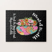 メンタルヘルスはメンタルヘルスの脳と同じだ ジグソーパズル (横)