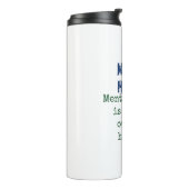 メンタルヘルスは全体的なヘルスの一部 – Mental H タンブラー (回転左)