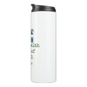 メンタルヘルスは全体的なヘルスの一部 – Mental H タンブラー (回転右)