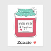 メンタルヘルスは私のジャム、メンタルヘルス認識度 シール (シート)