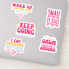 メンタルヘルスやる気を起こさせるステッカーバンドル シール