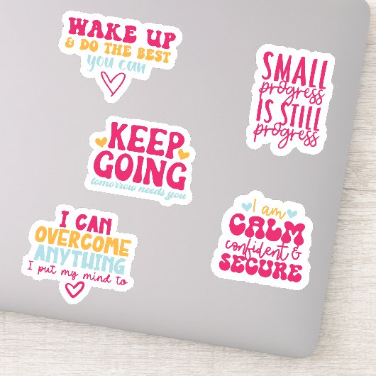 メンタルヘルスやる気を起こさせるステッカーバンドル シール (詳細)