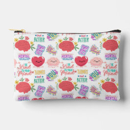 メンタルヘルスやる気を起こさせるメイクアップ アクセサリーポーチ