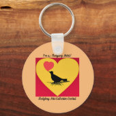 メンタルヘルスを前向き促進するキーリング! キーホルダー (正面)