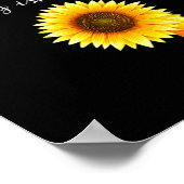 メンタルヘルスを広めるセミコロン・サンフロー ポスター (角)