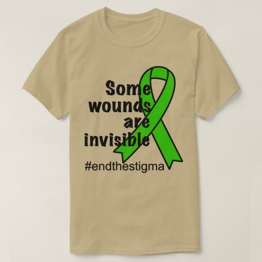 メンタルヘルスクラシック認識度Tシャツ Tシャツ (デザイン正面)