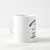 メンタルヘルスクラブ – コーヒーマグ コーヒーマグカップ (正面左)