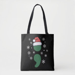 メンタルヘルスクリスマスうつ病啓発Xmas トートバッグ