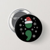 メンタルヘルスクリスマスうつ病啓発Xmas 缶バッジ (正面&裏面)