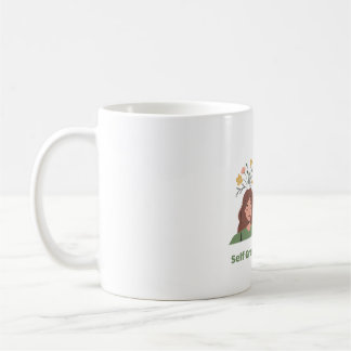 メンタルヘルスケアとポジティビティデザインを育む コーヒーマグカップ