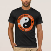 メンタルヘルスケア ウェルネス マインドフルネス 平穏な心を守ろう Tシャツ (正面)