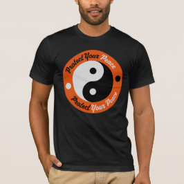 メンタルヘルスケア ウェルネス マインドフルネス 平穏な心を守ろう Tシャツ