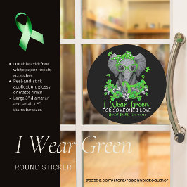 メンタルヘルスケア Awareness Round Sticker ラウンドシール