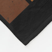 メンタルヘルスセラピストアフロ女性黒史M フリースブランケット (角)