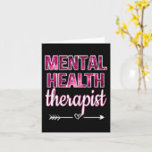 メンタルヘルスセラピストメンタルヘルスカウンセラーTh カード (黄色い花)