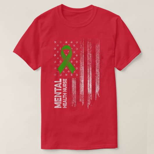 メンタルヘルスナース看護Rn5188 2361 Tシャツ (デザイン正面)