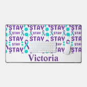 メンタルヘルスパーソナライズされたステイ デスクマット (キーボード&マウス)