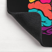 メンタルヘルスフローラ脳鬱病認識度Co マウスパッド (コーナー)