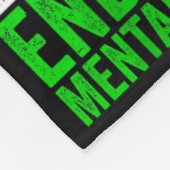 メンタルヘルスメンタルヘルス認識度の終了Stig フリースブランケット (角)