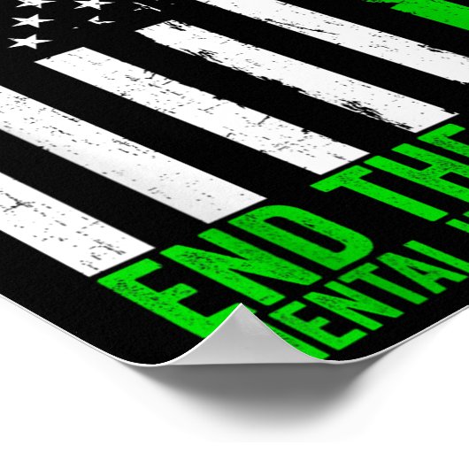 メンタルヘルスメンタルヘルス認識度の終了Stig ポスター (角)